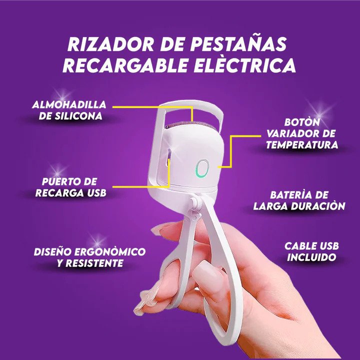 Rizador de Pestañas Electrico USB